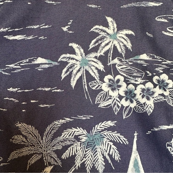 Tommy Bahama Coconut Point Midnight Sails in Coastline Button Up Men's XL - Picture 10 of 10